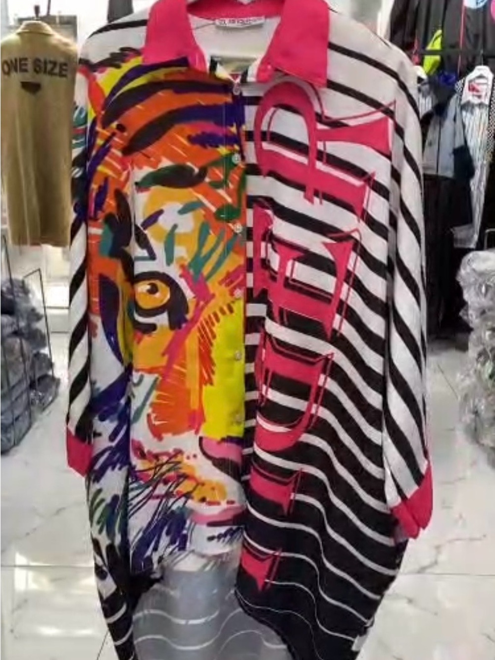 Bold Multicolor Women's Top